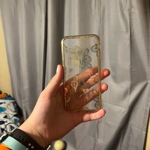 iphone 8 clear flower case
